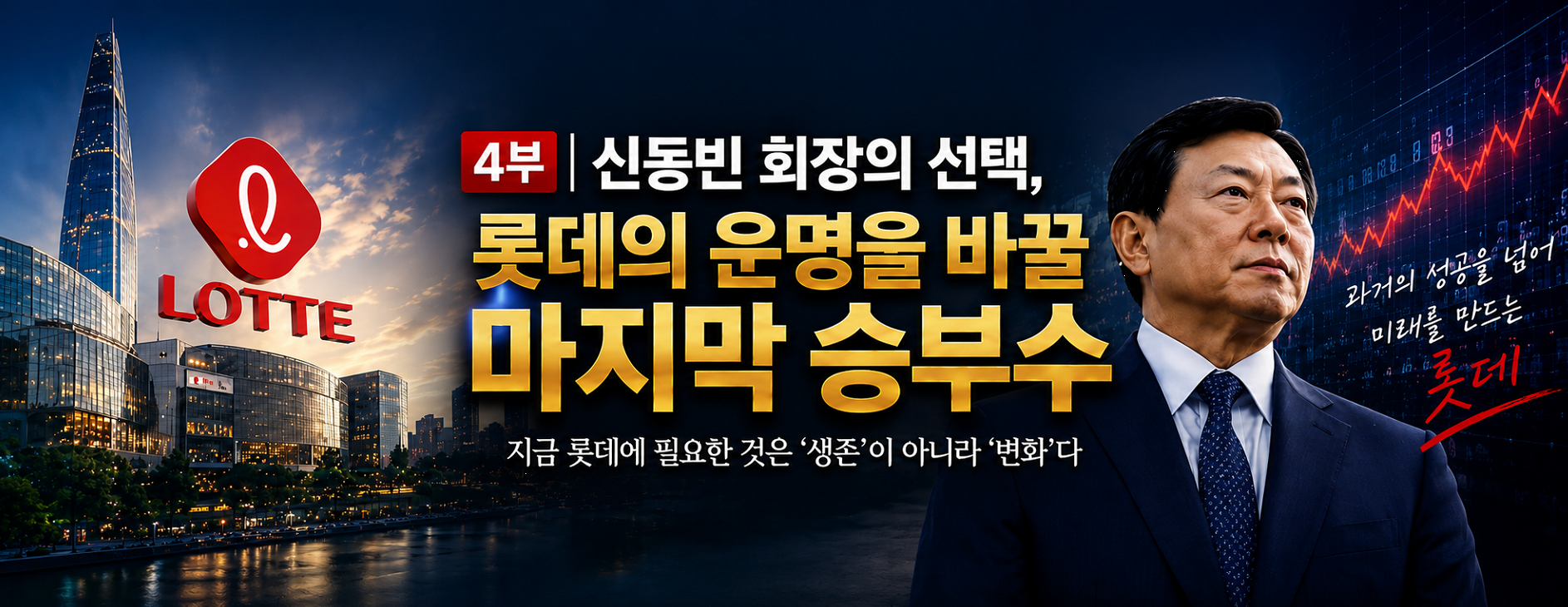 4부 | 신동빈 회장의 선택, 롯데의 운명을 바꿀 마지막 승부수