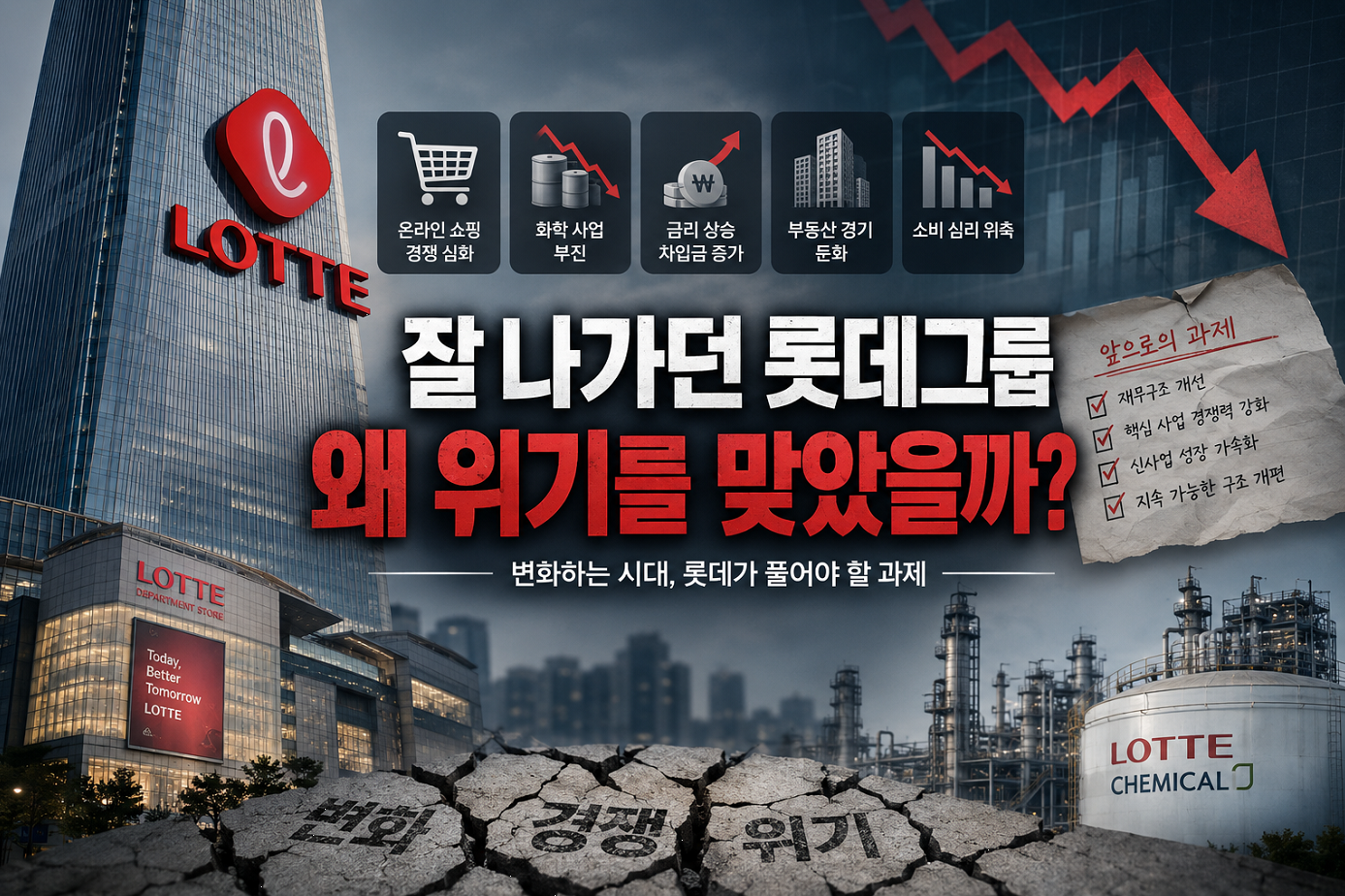 잘 나가던 롯데그룹, 왜 위기를 맞았을까?