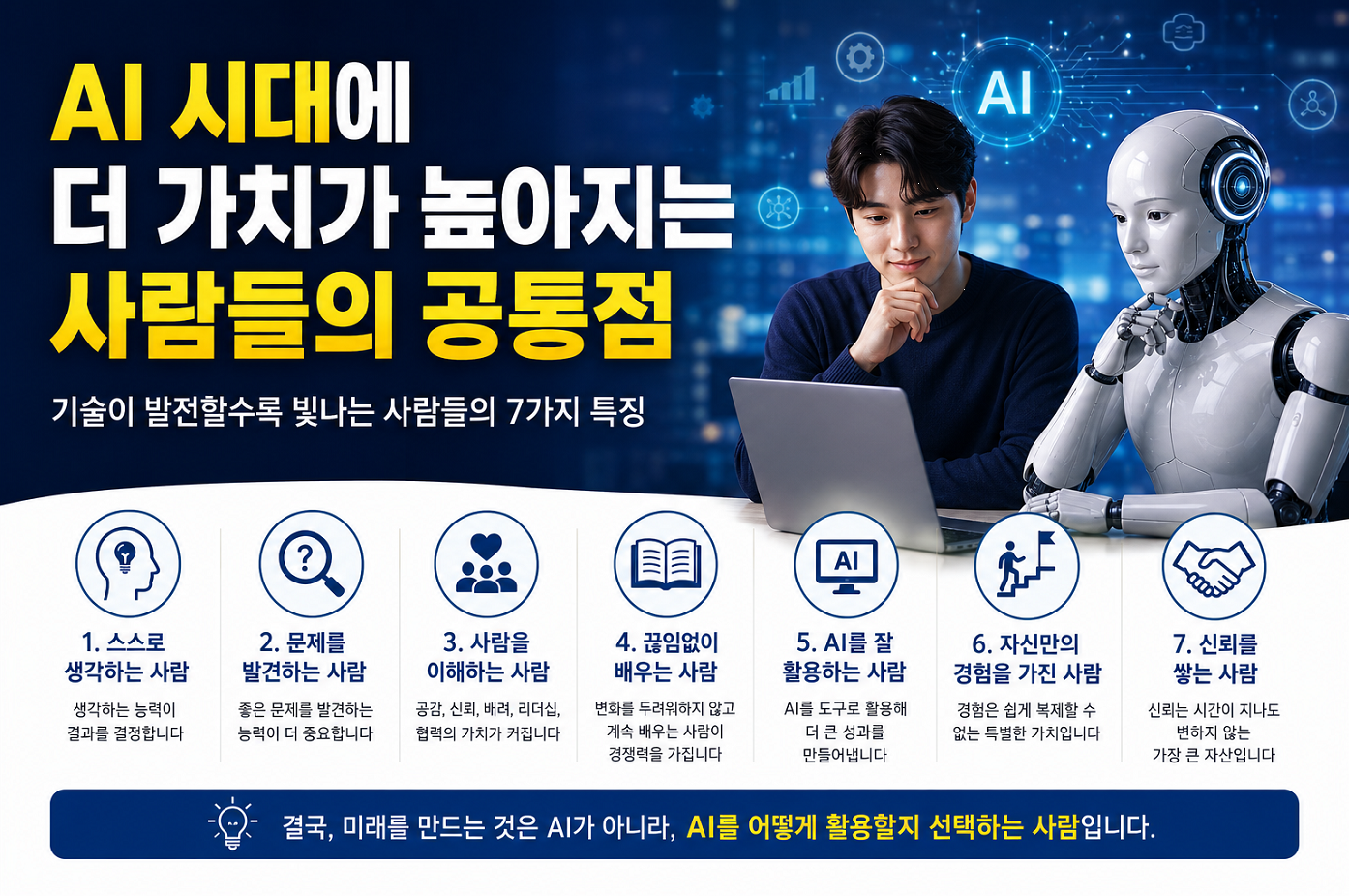 AI 시대에 더 가치가 높아지는 사람들의 공통점
