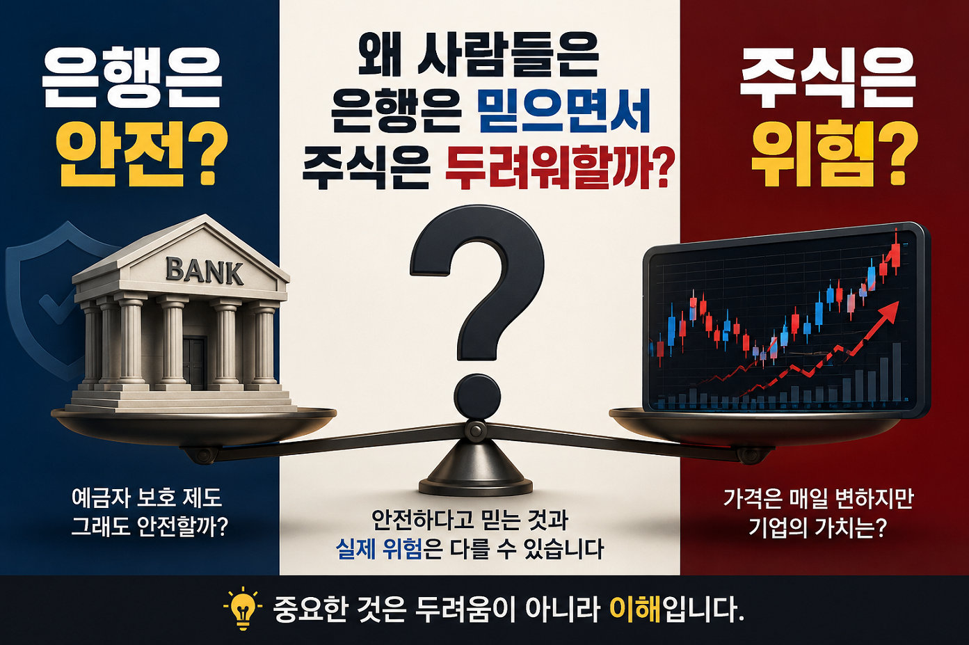 왜 사람들은 은행은 믿으면서 주식은 두려워할까?