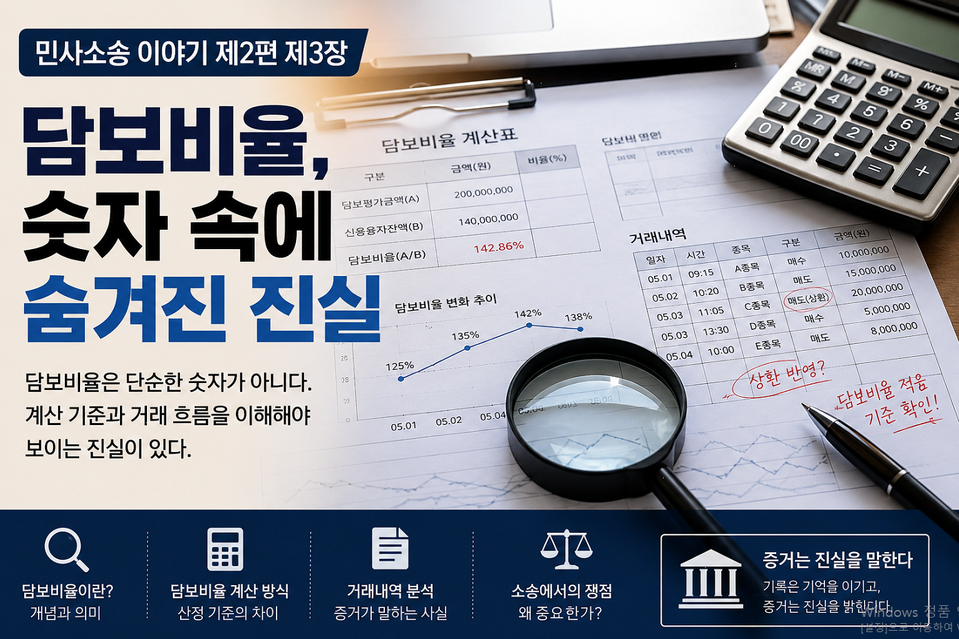 담보비율, 숫자 속에 숨겨진 진실-민사소송 이야기 제2편 제3장