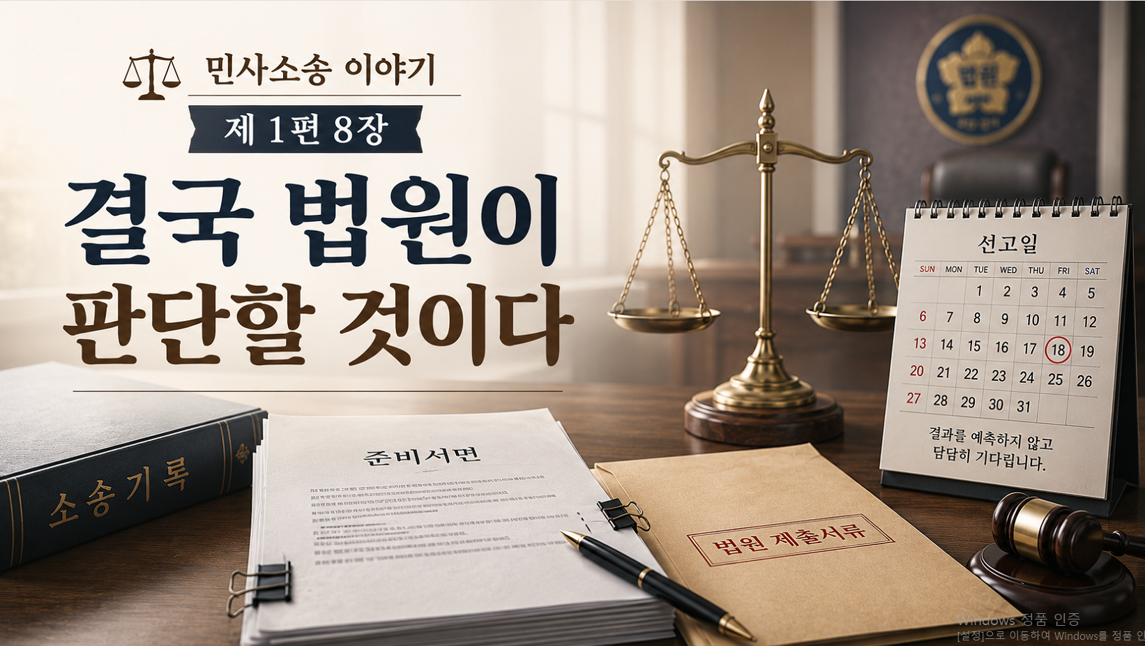 민사소송 이야기 제8장-결국 법원이 판단할 것이다