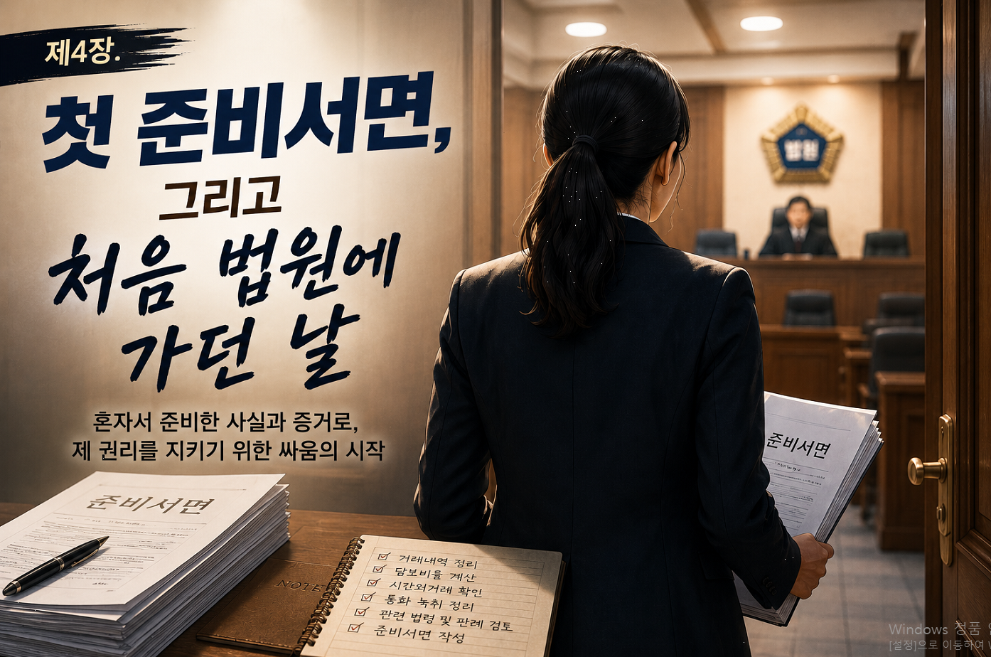 민사소송 이야기 제 1편-제4장 | 첫 준비서면, 그리고 처음 법원에 가던 날