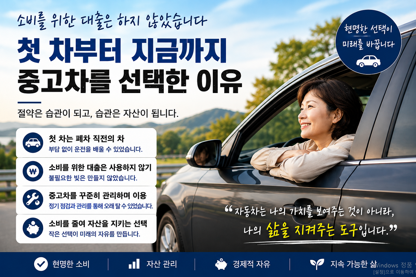 소비를 위한 대출은 하지 않았습니다