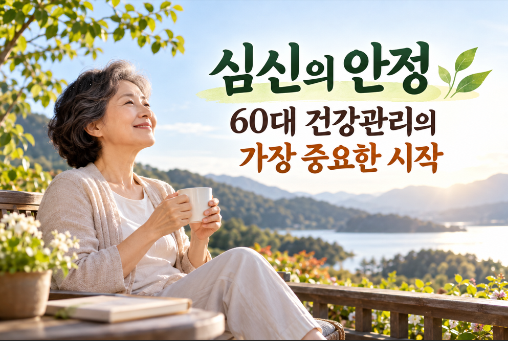 심신의 안정, 60대 건강관리에서 가장 먼저 챙겨야 하는 이유